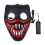 LED Glow Monster Mask – 4Flash Modes, Battery Powered 1