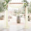Artificial Silk Flower Lintel Wreath60x35cm & 40x30cm (2 5