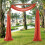 Artificial Silk Flower Lintel Wreath60x35cm & 40x30cm (2 6
