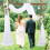 Artificial Silk Flower Lintel Wreath60x35cm & 40x30cm (2 7