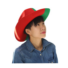 World Cup Fan Cowboy Hat, Felt Fiber, Multicolor, 29x29x10cm