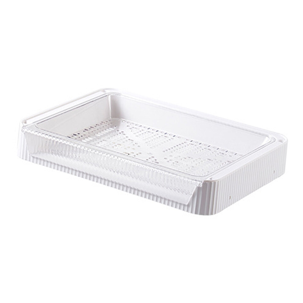 Stackable Foldable Double-Layer Food Prep Tray