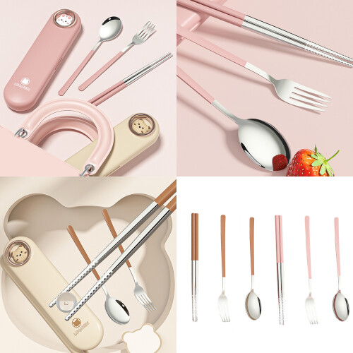 Baguettes de cuillère de fourchette de ensemble de couverts de-2 2