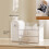 Makeup Organizers with Brushes Holder Countertop Makeup-White 4