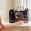 Makeup Organizers with Brushes Holder Countertop Makeup-White 6