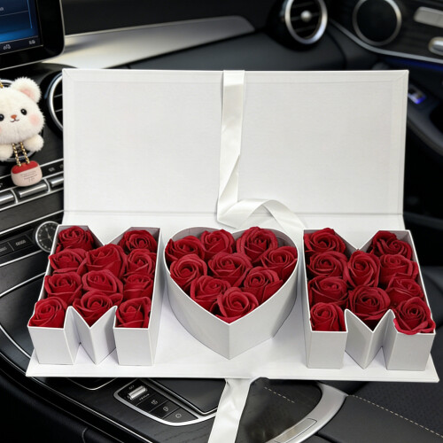 Stabiele kwaliteit bloemenbrievenbussen Creatief cadeau-Wit 1