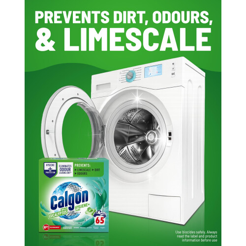 Calgon Calgon Hygiene Plus Washing Machine Cleaner & Limescale Remover, 2