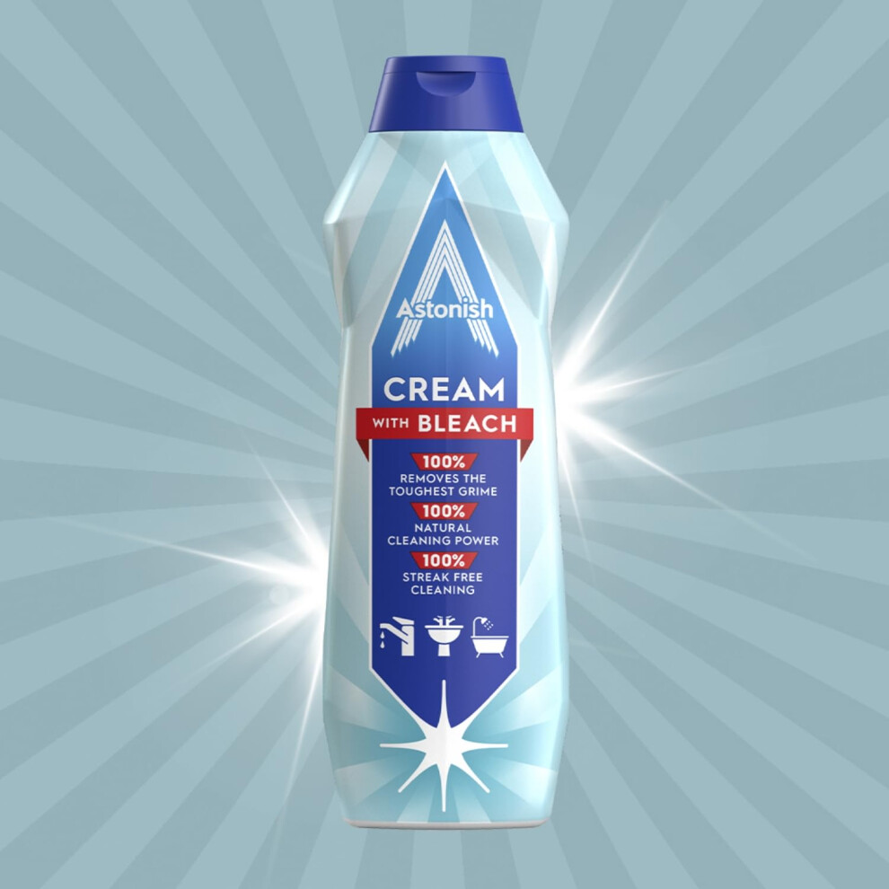 Astonish Multipurpose Deep Cleaning Cream Cleaner With Bleach 500Ml