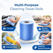 Blue Centre Feed Paper Towel 2 Ply 18 Pack Strong Absorbent Cleaning