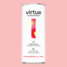 Virtue Yerba Mate Natural Energy Drink Sugar Free Zero Calories Vega