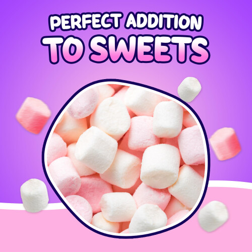 Sweetzone Mini Mallows Pink and White Halal Mini Marshmallows Sweets Bulk R 2