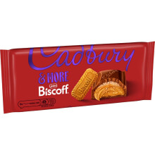 Cadbury More Lotus Biscoff Chocolate Bar Milk Chocolate with Crunchy