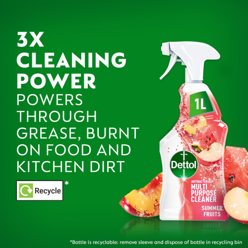 Dettol Dettol Antibacterial Cleaning Spray Summer Fruits 1