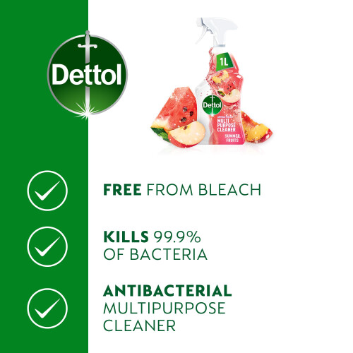 Dettol Dettol Antibacterial Cleaning Spray Summer Fruits 2