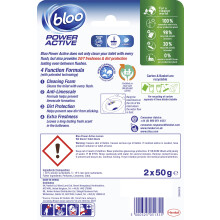 Bloo Power Active Toilet Rim Block Lemon with AntiLimescale Cleaning F