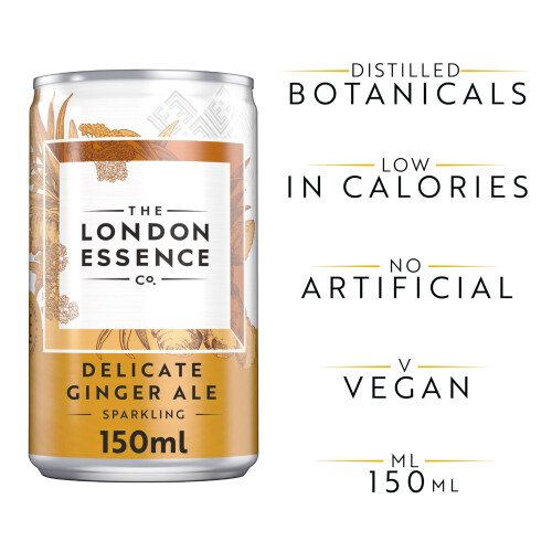 The London Essence Co., Ginger Ale, 150 ml Can (Pack of 1