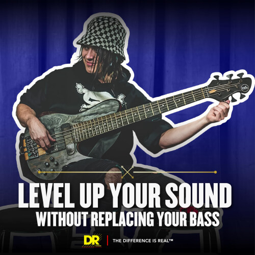 DR PB-40 Strings PURE BLUES - Quantum Nickel Bass Strings: Light 40-100, Silver 2