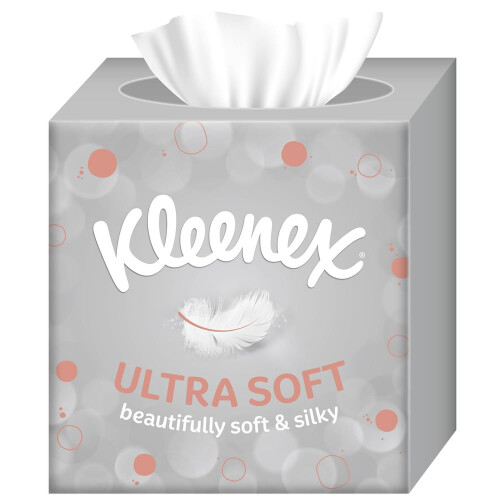 Kleenex Kleenex Ultra Soft Facial Tissues Single Cube Box 2