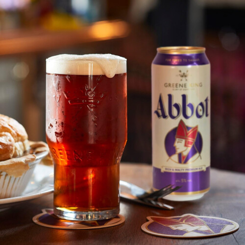Abbot Ale Beer, 24 x 500ml Cans, English 1