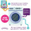 Vamoosh 6-in-1 Washing Machine Cleaner, Dissolves Hair, Eliminates 2