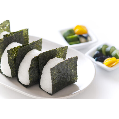 Emma Basic  Seaweed Sushi Nori 5 Full Sheets  Young  Fresh High Protein  Hi 1