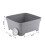 Minky Minky Washing Up Bowl with Sink Plug Strainer Multipurpose Square Basin Gre 2