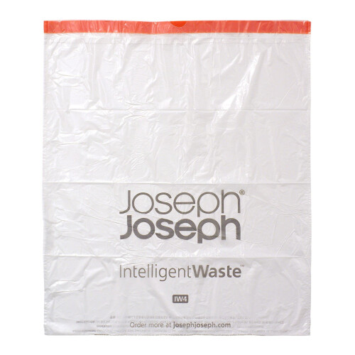 Joseph Joseph Joseph Joseph IW4 Bin Liners with Tie Tape Drawstring Handles 50 Litres Pac 1