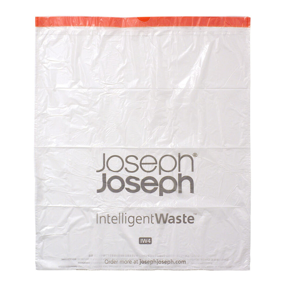 Joseph Joseph Iw4 Bin Liners With Tie Tape Drawstring Handles 50 Litre