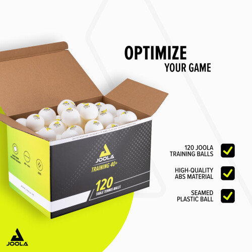 JOOLA Table Tennis/Ping Pong balls,Training,40+mm,120pcs,White 1