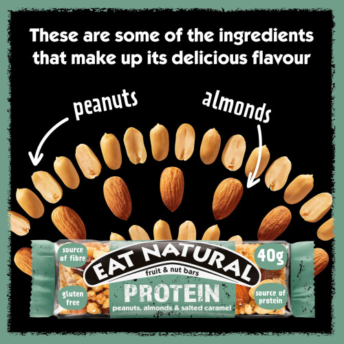 Eat Natural Protein Packed Bars  Peanuts Almonds  Salted Caramel  Glut 2