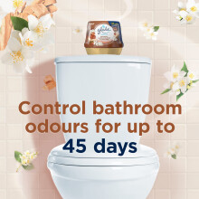 Glade Fragranced Bathroom Gel Bathroom Air Freshener Discreet Odour E