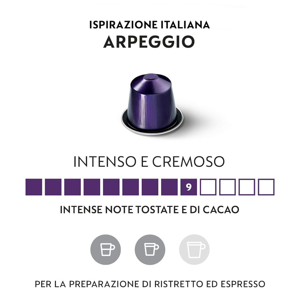 Nespresso Original Coffee Pods 50 Arpeggio Coffee Pods Make Espressos