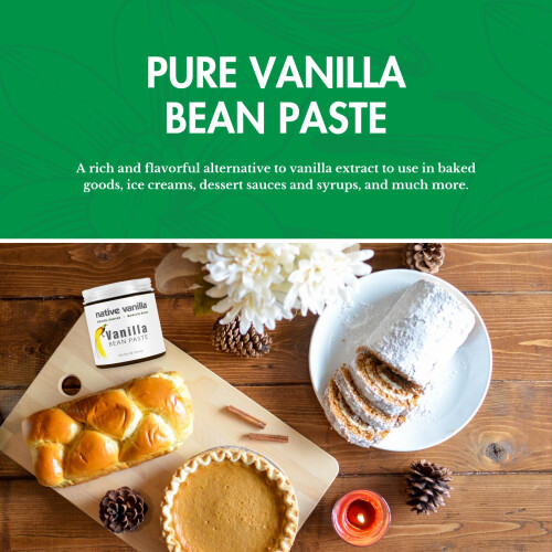 Native Vanilla  Vanilla Bean Paste 150g  For Chefs and Home Cooking Ba