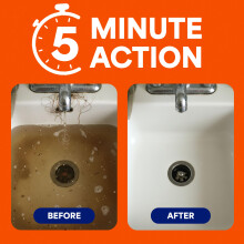 Mr Muscle Drain Unblocker Liquid 2 x 500ml Sink Drain Cleaner Strong