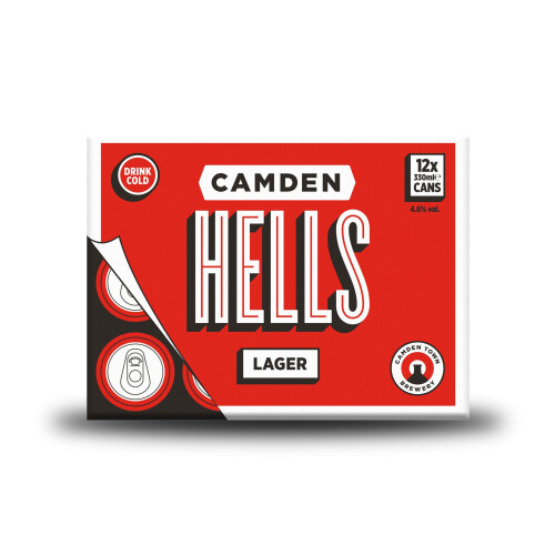 Camden Town Brewery Hells 12 x 330 ml Can 1