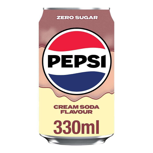 Pepsi Pepsi Cream Soda Cola | 330ml Can | 8 Pack 2