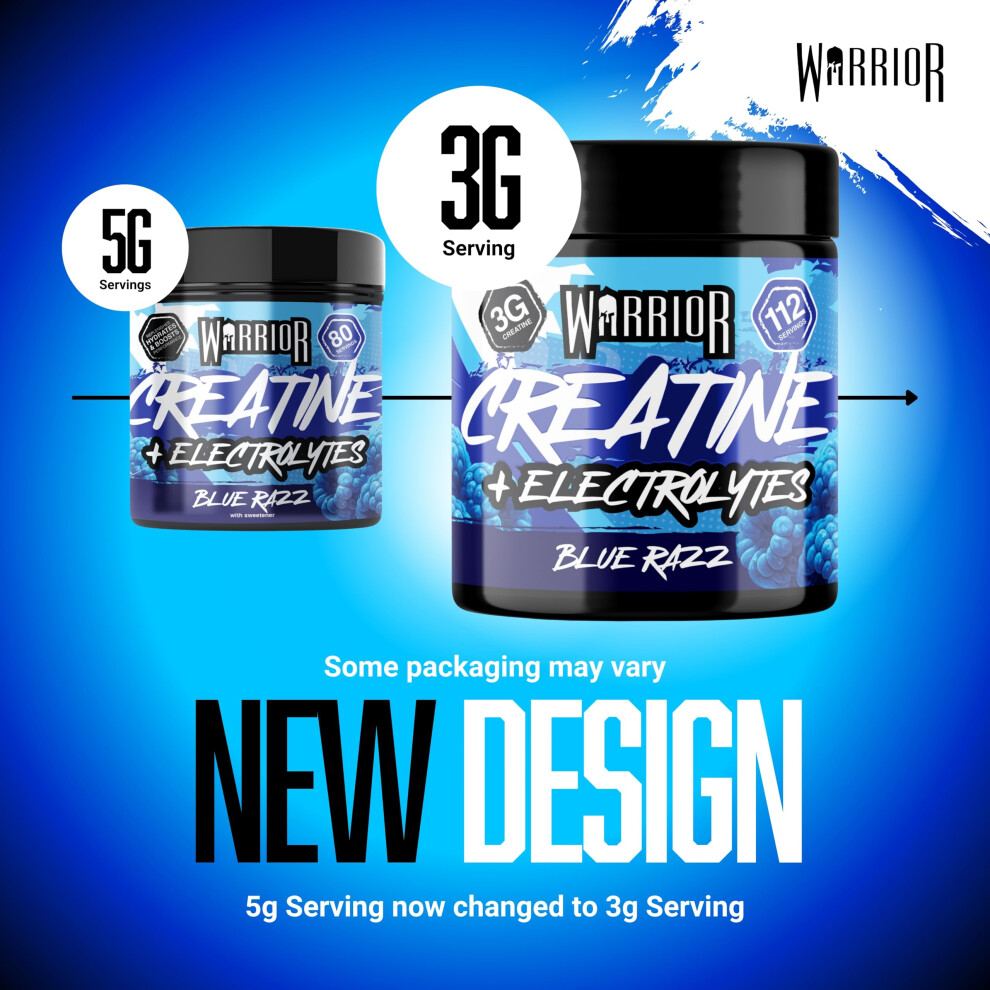 Warrior Creatine Monohydrate Electrolytes 360G 112 Servings – Creatin