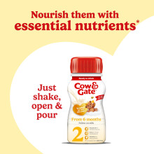 Cow Gate 2 Follow On Baby Milk Ready to Use Liquid Formula 612 Months
