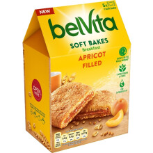 Belvita Soft Bakes Breakfast Biscuits Filled With Apricot Soft Bars Wi
