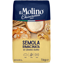 il Molino Chiavazza Semola Rimacinata 1kg | Premium Italian Semolina Flour for Pizza, Breads & Fresh Pasta