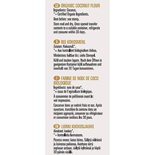 Biona Organic Coconut Flour 500g 2