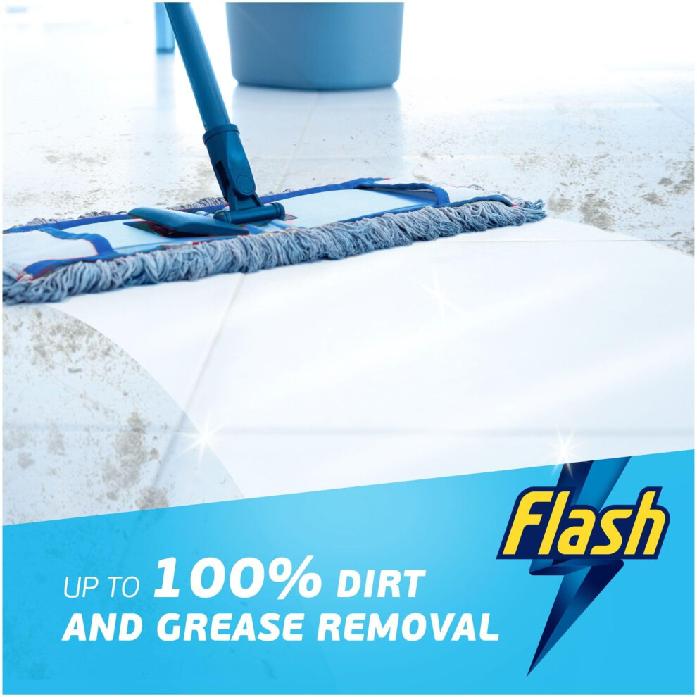 Flash Multipurpose Floor Liquid Cleaner Crisp Lemon 2L Up To 100 Dirt