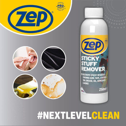 Zep Sticky Stuff Remover 250ml - adhesive remover, glue remover, 1