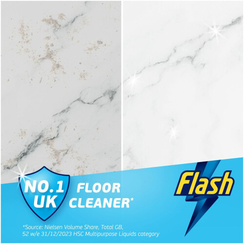 Flash Flash Multipurpose Floor Liquid Cleaner Crisp Lemon 2L. Up to 100% 1