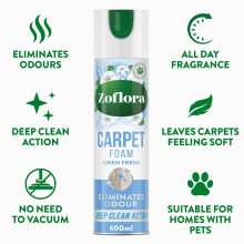 Zoflora Linen Fresh Carpet Freshener Care Foam Carpet CleanerStain Re