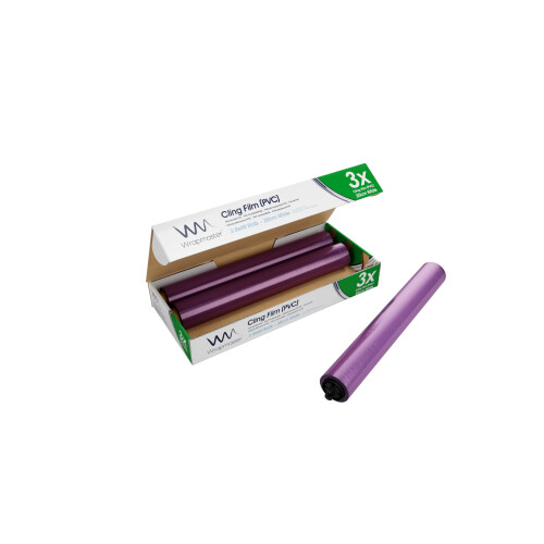 Wrapmaster Wrapmaster 1000 clingfilm refills x 3 rolls 100m each 1