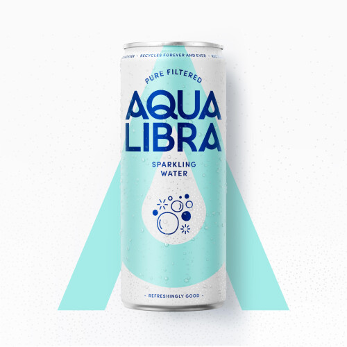 Aqua Libra Sparkling Water 330 ml Pack of 24 1