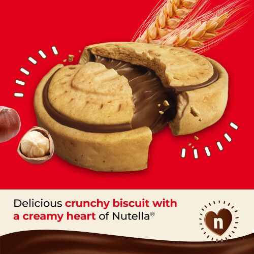 Nutella Chocolate Biscuits, Snacks, Party Food, Crunchy Biscuits w/ 2