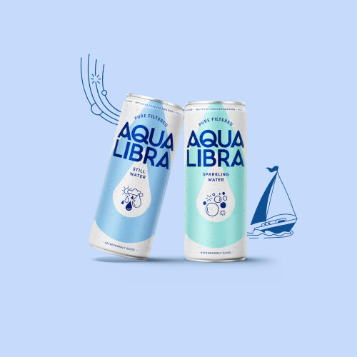 Aqua Libra Sparkling Water 330 ml Pack of 24 2