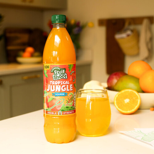 Fruit Shoot Squash Tropical Jungle Double Strength Orange & Mango 750ml Bottle 2